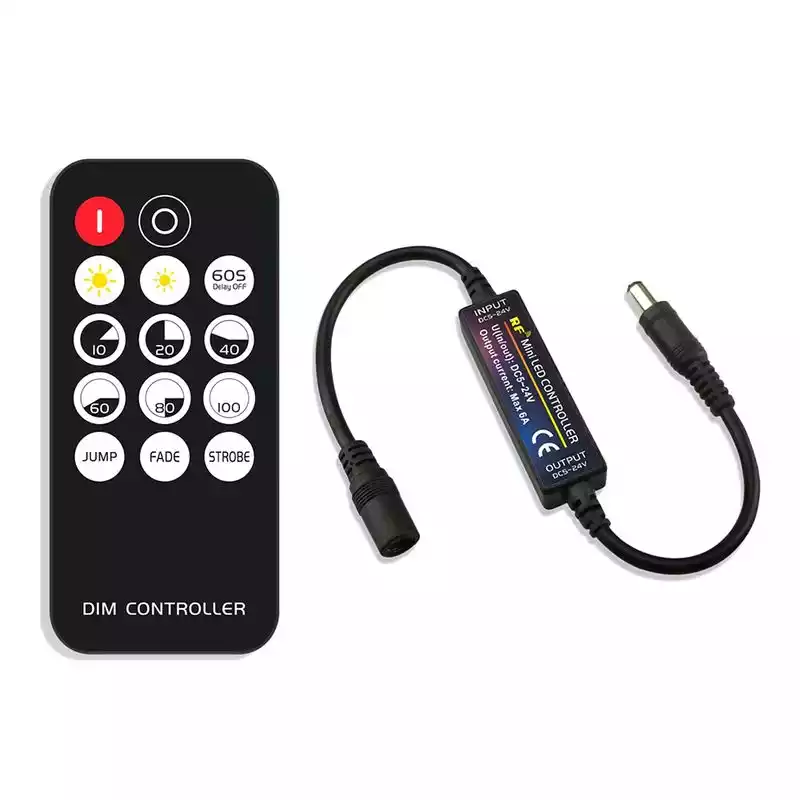 Imagen destacada de Controlador RF Mini tira LED monocolor + mando en Sistemas de Control